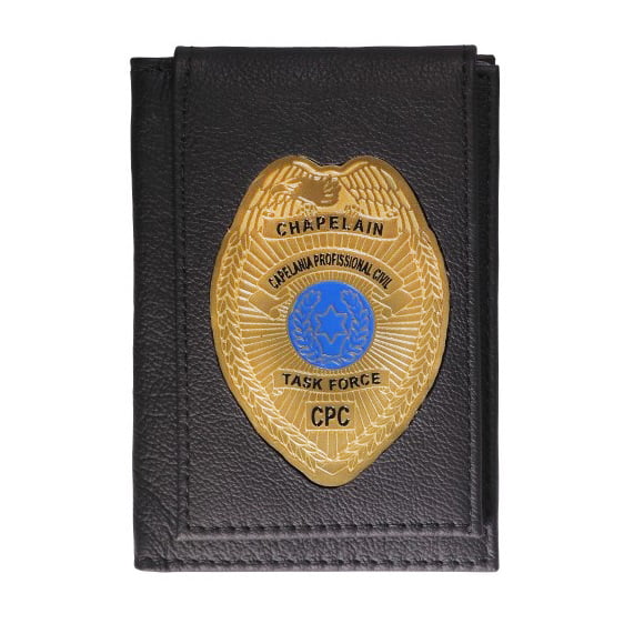 Carteira Porta Funcional Com 1 Brasao Aguia Personalizavel Em Chapa Plana