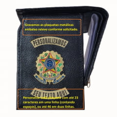 Carteira porta funcional personalizável modelo F - Feminino